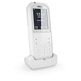 Snom M90 IP Office DECT Robustes und antibakterielles Mobilteil EU / USA, VoIP, SIP, Bluetooth, IP65, HD, Alarmschlüssel, HAC-konform, Vibration, Weiß, 00004425