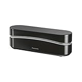 Panasonic KX-TGK320GB Design-Telefon schnurlos mit Anrufbeantworter (analoges Telefon (DECT), Eco-Plus-Modus, Anrufsperre, Wecker, Babyphone) schwarz