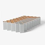 ROOM IN A BOX Bett 2.0 S/Grau: Klappbett aus Wellpappe 80 90 100 x 200 cm und Zwischengrößen. Auch als Gästebett. Lattenrost Nicht nötig.