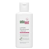 Sebamed Lotion 50 ml, in praktischer Reisegröße für unterwegs, feuchtigkeitsspendend und schnell einziehend, macht die Haut glatter, mit Kamillenextrakt und Allantoin, für Männer und Frauen