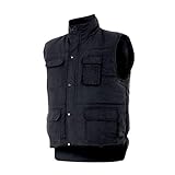 Velilla Serie 108 - Mehrtaschenweste (Größe XL) Farbe schwarz