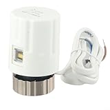 Lastdaytime Intelligentes Fußbodenheizungsventil, zuverlässiger AC230V M30x1 5mm elektrischer Stellantrieb für Fußbodenheizungsanwendungen, benutzerfreundliches Design (normalerweise offen)