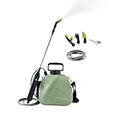 Batteriebetriebener Sprühgerät, 4 Liter Unkrautvernichter, Leckagesicherer Drucksprüher Mit Verstellbarer Düse Für Zimmerpflanzen Fenster Gewächshaus