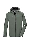 killtec Jungen Softshelljacke/Outdoorjacke mit Kapuze KOS 143 BYS SFTSHLL JCKT, oliv, 152, 43255-000