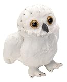 Wild Republic Hug’EMS Schneeeule, Spielzeug für Babys, Kleines Kuscheltier, Geschenk für die Babyparty, Kuscheltier für Kleinkinder, Füllung aus recycelten Wasserflaschen, 18 cm
