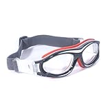 SANRLO Kinder-Schutzbrille mit verstellbarem Riemen, für Radfahren, Basketball, Fußball, Sportbrille
