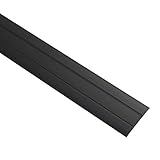 Gedotec Übergangsprofil selbstklebend Schwarz 1000 mm Alu | Länge 1m, Breite 37 mm | Made in Germany | Übergangsschiene Aluminium eloxiert, Übergangsleiste ohne bohren, Abdeckleiste