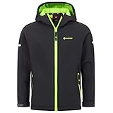 Höhenhorn Cledo Kinder Softshelljacke Kids Schwarz/Grün Gr. 176