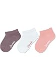 Sterntaler Mädchen Sneaker-Söckch.3er-Pack Bambus Socken, Lila, 26