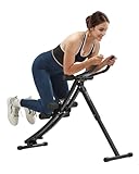 VEVOR Bauchmuskeltrainingsgerät Bauchtrainer AB-Maschine für Fitnessstudio, Bauchtrainer 200 kg Gewichtskapazität, Bauchmuskeltrainer Krafttraining, klappbares verstellbares Fitnessgerät Schwarz