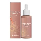 Sonnenloses Bräunungsserum, Natürliches Melanin, Sonnenlose Bräunungstropfen, Verstärkung Des Natürlichen Hauttons, Sonnengeküsster Glanz Ohne Sonnenschäden Und Stundenlanges Bräunen