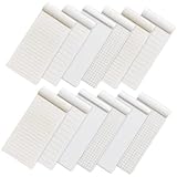 DOITOOL 12 Stück Teiliges Kleines Notizbuch aus Hochwertigem Papier Tragbares Abreißbares Pocket Notizblock mit To Do Linierten Blanko und Karierten Blöcken für Büro und Alltag