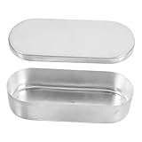 CALLARON Box Akupunktur Aufbewahrungsbox Bastelbox Aufbewahrungsbehälter Medikamenten Reiseetui Aluminium Silber