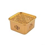 Edelstahl Teewärmer Heizbasis mit Alkoholbrenner, Hohlbelüftung für Luftstrom und gleichbleibende Wärmeabgabe, entworfen für den gewerblichen und privaten Gebrauch (A)