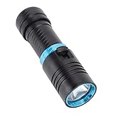 5000LM Tauchtaschenlampe, IPX8 100 M Unter Wasser, Stufenlos Dimmbar, L2-LED-Perlen, Tauchlampen mit Wasserdichtem Gehöuse, Breites Anwendungsspektrum