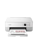 Canon PIXMA TS5351i Multifunktionsdrucker 3in1 Drucker/Kopierer/Scanner, WLAN, Randlosfotos, kabelloses Drucken/Scannen via Cloud + Smartphone, Duplex, 2. Einzug, PIXMA Print Plan kompatibel, weiß