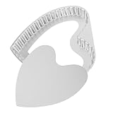 Cabilock Backform herzförmige Kuchenformen herzförmige Tortenform Anzahl Kuchenformen Zinn Liner küchenarmatur armaturen küche dicke Backplatte herzförmige Form Aluminiumlegierung Silver