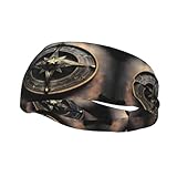Magisches Design Norse Runen Kompass Damen Herren Athletic Schweißbänder Haarband für Yoga Laufen Feuchtigkeit Elastisch Schweiß Wicking Stirnband