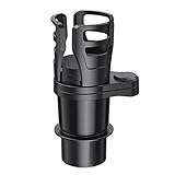 Multifunktionaler Getränkehalter, 2-in-1, Universal-Adapter für Getränkehalter für 2 Tassen, geeignet für die meisten LKWs, einziehbare Halterung mit 360-Grad-Drehung