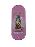 Brillenetui für Yoga-Hunde – hübsch in rosa Brillenetui, multi, One size