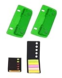 AORHOFJ 2 Stück Taschenlocher, Mini-Taschenlocher zum Binden mit Klebeetiketten, Dokumentenlocher, Locher für Schule, Büro, Zuhause