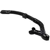 Culnflun Whale Unterwasser-Wassersport, Schwimmen, Tauchen, Schnorcheln, Trockenluft-Atemschlauch, ergonomisches Design für Gerätetauchen, Schnorcheln, Schwimmen (Black)