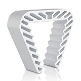 LouMaxx Fensterstopper 2er Set – Fensterstopper beim Lüften & Klemmschutz für Türen – Fensterfeststeller ohne Bohren – Fensterklammer in Weiß für zuverlässige Sicherheit