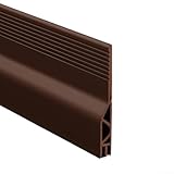 100 cm Tür-Zugluftstopper für Energieeinsparung, Silikondichtung blockiert Licht, Staub und Insekten vom Eindringen (braun)