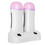 Doppelte Enthaarungswachswärmer Waxing Kit für Frauen Männer Enthaarungsroller Heizung Home Waxing Machine