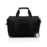 reisenthel Allrounder Trolley Black Vielseitige Reisetasche auf Rollen für Reisen, Arbeit oder Freizeit 2-stufiger Teleskopgriff, 2 leichtgängige Rollen