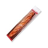 Wertpack Baguettebeutel Genuss Pur, Faltenbeutel, Kraftpapier, 12+5x58 cm, 500 Stück