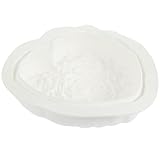 BESPORTBLE Herz Backform Silikon Kuchenform mit Rosenmotiv Lebensmittelecht Flexibel Leicht zu Reinigen Backzubehör für Kuchen Fondant Schokolade für Valentinstag Muttertag