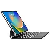WINCHKING Tastatur für iPad Air 11 M2 2024, Magic Keyboard für iPad Air 11 (6./5./4.), iPad Pro 11 Zoll (4. / 3. / 2. / 1. ), Trackpad Multi-Touch, AZERTY Hintergrundbeleuchtung 7 Farben