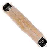 Merauno® Echt Lammfell Gurtschoner Bauchgurtschoner für Westerngurt Dressurgurt Rundum echtes Fell für Ihren Sattelgurt echte Lammwolle (Natur, 70 * 12cm(L*B))
