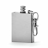 PRECORN Streichholz-Feuerzeug Schlüsselanhänger: Outdoor Camping Survival, Nachfüllbares Edelstahl Feuerzeug, Klein & Handlich für Wandern. Wettersicher & Vielseitig - Perfekt für Abenteurer!