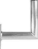 TechniSat TECHNIPLUS 25 Alu-Wandhalter mit 25 cm Wandabstand (Halter für Sat Antennen, Wandbefestigung)