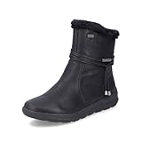 Rieker Damen Ankle Boots Z0070, Frauen Stiefeletten, lose Einlage, wasserabweisend, riekerTEX,Winterstiefeletten,Stiefel,schwarz (00),41 EU / 7.5 UK