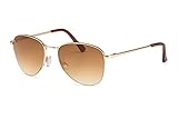 FILTRAL Kleine Pilotenbrille/Unisex Fliegerbrille für Damen & Herren mit Verlaufstönung/Speziell für schmale, kleine Köpfe F3002419