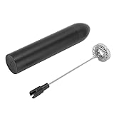 Elektrischer Milchaufschäumer, handgehalten, Edelstahl, ABS, multifunktional, tragbar, Mini-Milchaufschäumer für die Küche, Hochgeschwindigkeitsmotor, ergonomischer Griff,