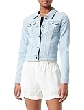 Noisy May NOS DE Damen NMDEBRA L/S Jacket LB BG NOOS Jeansjacke, Light Blue Denim, XS