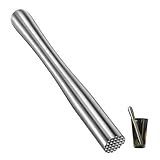 Cocktail Stampfer Muddler,Edelstahl Stößel für Cocktail Stössel Limettenpresse Barstößel Zitronen Stampfer Stössel für Cocktails für Frische Obst Gewürz Limetten Eiswürfel,Bar Party Bankett