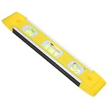 Tofficu Magnetische Mini Wasserwaage Aluminiumlegierung Präzise Nivellierwerkzeug Tragbar Kompakt Für Haushalt Renovierung