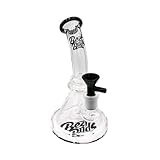 Smokerhontas Best Buds Bubbler Bong mit gebogenem Hals aus Borosilikatglas - 19,5 cm