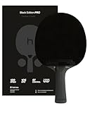 HEINSA Black Edition PRO – Profi Tischtennisschläger mit Carbon-Doppellage & Mech-Tek Predator Belägen (2,1 mm, ITTF-zugelassen) – Spin, Speed & Kontrolle – inkl. 2 Premium-Bälle