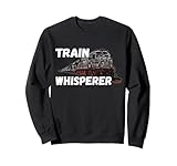 Eisenbahnzug Flüsterer Modellzug Lokomotive Ingenieur Sweatshirt