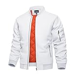 KEFITEVD Herren-Wintermäntel gefütterte Jacken Militärjacken lässige Windbreaker Winter-Outdoorbekleidung Herren Casual Qulited Jacken