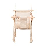 EHJRE Schwung Stuhl Holz Außerhalb von Baumschwingbaby Hängematte für Park Garden Yard