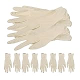 NIYANGLE 20 Stück Teiliges Einweg latexhandschuhe für Lebensmittelecht Rutschfest Kleine Multifunktional für Kochen Reinigung und Haushaltsschutz