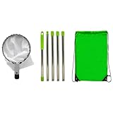 Ausziehbarer Obstausheber – Teleskopkopf für starke Körbe, landwirtschaftliches Werkzeug | Tragbares -Set für große Höhen, Zubehör für Gartengeräte