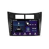 Doppel Din Bluetooth-Autoplayer HD-Touchscreen，Für Toyota Yaris XP90 2005-2012 Autoradio Mit Bluetooth-Autoplayer Drehbarem Bildschirm Unterstützt GPS Navigationsgerät WiFi Lenkradkontrolle (Color :